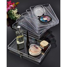 Feyza Design 6'lı Düzenleyici Makyaj Organizer Sunum Tepsisi, Şık ve Fonksiyonel Kullanım