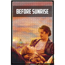 Allians 1995 Before Sunrise Film Poster 500 Parça Puzzle, Eğlenceli ve Detaylı Yapboz