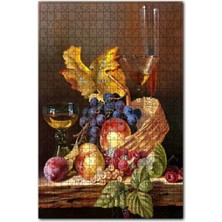 Allians Meyveler ve Yapraklar Temalı 1000 Parça Mdf Puzzle Seti