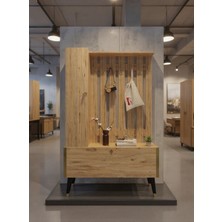 Resital Portmanto Vestiyer - GP7001-6 - Çam Gold