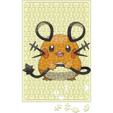 Allians 240 Parça Pikachu Dedenne Puzzle, Eğlenceli ve Zeka Geliştirici Aktivite