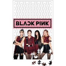 Allians 240 Parça Siyah Pembe Yapboz Puzzle Eğlenceli ve Zihinsel Aktivite
