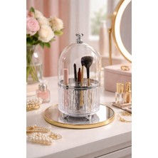 Feyza Design Şeffaf 360 Döner Makyaj Organizeri, Pratik ve Şık Düzenleyici