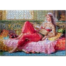 Allians Renkli Yağlı Boya Kadın Figürlü 1000 Parça Puzzle Seti