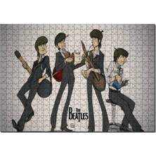 Allians Beatles Temalı 500 Parça Karikatürlü Ahşap Puzzle Seti