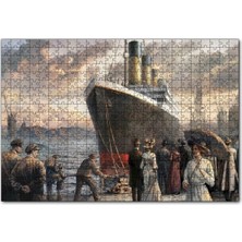 Allians 255 Parça Ahşap Puzzle, Titanic Ilk ve Son Yolcuları Teması