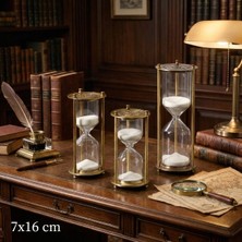 LaraTech Dekoratif Cam Kum Saati 7X16 cm