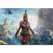 Allians Kadın Suikastçi Nehir ve Dağlar 500 Parça Ahşap Puzzle