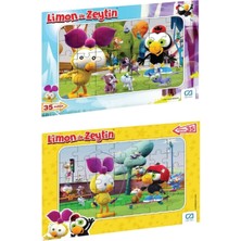 Allians Limon ve Zeytin Temalı 2'li Yapboz Seti, Eğlenceli ve Öğretici Oyun