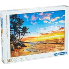 Allians Renkli Tropikal Gün Doğuşu Puzzle 1000 Parça, Eğlenceli ve Hobi Keyfi