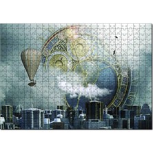 Allians Şehir Temalı Balon Fantastik 120 Parça Ahşap Puzzle