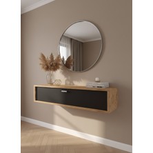 Resital Dresuar Çam Antrasit Silver - Modern Duvara Monte Antre Mobilyası