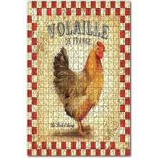 Allians Ahşap Mdf Tavuk Puzzle 1000 Parça 50X70 cm El Sanatları Hobi Seti