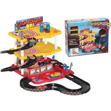 Allians 3 Katlı Oyuncak Otopark ve Garaj Seti, Metal Arabalarla Eğlence