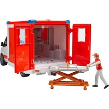 Toyfest Mercedes Benz Sprinter Sirenli Işıklı Ambulans ve Ekibi