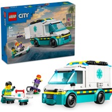 Allians City Acil Yardım Ambulansı 60451 Model Oyuncak Yapım Seti (184P)