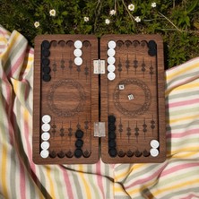 Allians Mini Seyahat Tavlası, Deri Kılıflı, Kompakt ve Şık Tasarım