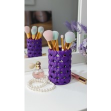 Feyza Design Kalpli Organizer, Makyaj Fırçalık ve Kalemlik, Dekoratif Masa Düzenleyici