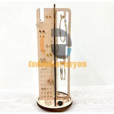 Feyza Design Ahşap Takı Düzenleyici, Organize ve Şık Saklama Çözümü