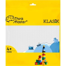 Allians Şık Beyaz Zemin Plaka 25CM x 25CM, Dekoratif ve Dayanıklı Tasarım