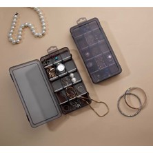 Feyza Design 15 Bölmeli Ayarlanabilir Takı Organizeri, Boncuk, Küpe, Kolye, Yüzük, Toka Kutusu