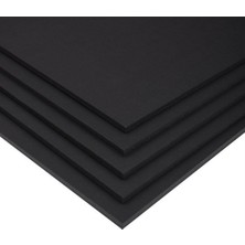 Allians 5 mm Siyah Fotoblok 50X70 Cm, 5 Adet, Straforlu Maket Kartonu