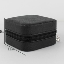 Feyza Design Siyah Renk Taşınabilir Çoklu Takı Organizeri, Pratik ve Şık Tasarım