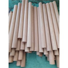 Allians Ahşap Kavale Çıta 20 cm 20 mm 15 Adet, Fırınlanmış Meşe Silindir Set