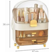 Feyza Design 3 Katlı Çok Bölmeli Makyaj ve Kozmetik Düzenleyici