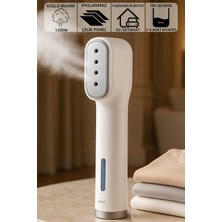 Allians Taşınabilir 1200W Buharlı Ütü, Güçlü Kırışık Giderici, Gri