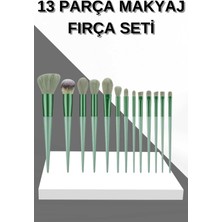 Türk Teknoloji Grubu 13 Parça Makyaj Fırça Seti Far Fırçası Allık Fırçası Yumuşak Uçlu
