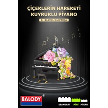 Allians Renkli Mini Blok Yapı Oyuncakları Seti, Çiçeklerin Hareketi Tasarımı