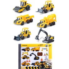 Toyfest Maisto Volvo 6 Lı Inşaat Seti (5-8 Cm)