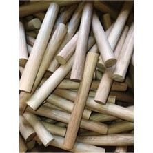 Allians Pürüzsüz Meşe Ahşap Kavela Çıta 20 mm 15 cm 50 Adet, Doğal ve Dayanıklı