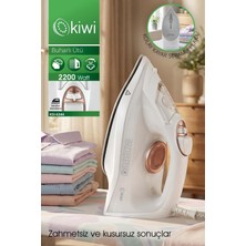 Allians 2200W Buharlı Ütü, Seramik Taban, 90G Buhar, 220ML Su Haznesi