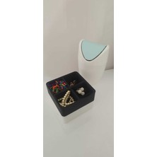 Feyza Design Çok Bölmeli Masa Üstü Organizer, Üst Üste Koyulabilir, Şık ve Fonksiyonel