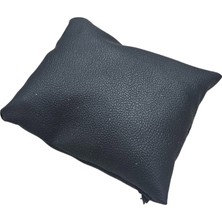 Feyza Design Set: 4 Adet Siyah Deri Yastık Düzenleyici ve Takı Saklama Modülü