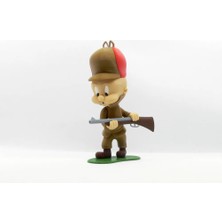 Genç 3D Elmer Fudd Figür | Looney Tunes Koleksiyon Figürü | 22 cm Dekoratif Model