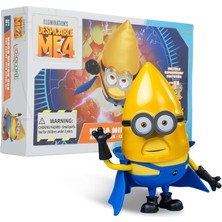 Toyfest Minion 4 Mega Gus Aksiyon Figürü Değiştirilebilir Yüzler Döner Kafa Hareketli Eklem 13 cm