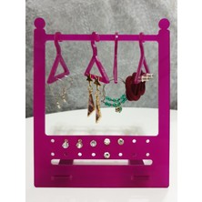 Feyza Design Şeffaf Takı Organizeri ve Standı, Düzenli ve Şık Saklama Çözümü