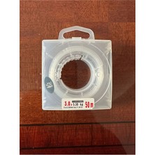 Fb Cup %100 Fluorocarbon Misina 0.288MM 3 Numara 50 Metre Şok Leader Ipi - 5.3kg Yüksek Mukavemetli Görünmez Lider