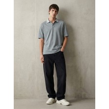 LTB Kısa Kollu Faded Fabric Gri T-Shırt