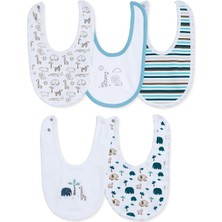Messy Duck Baskılı Mama Önlük 5'li - Safari - Unisex