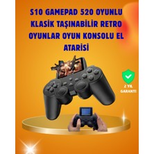 Arenes Çocuklar ve Yetişkinler Için Uygun 500 Oyunlu Taşınabilir Mini Retro El Konsolu - Lisinya