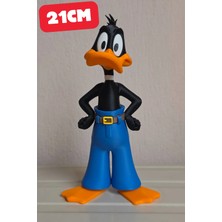 Genç 3D Daffy Duck Mall Pants Figür | Looney Tunes Dekoratif Figür | 21 cm Koleksiyonluk