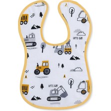 Messy Duck Dokuma Kumaş Arkası Havlulu Önlük - Traktör