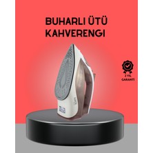 Allians Kahverengi Elektrikli Buharlı Ütü 2200W Sürekli Buhar 120 G