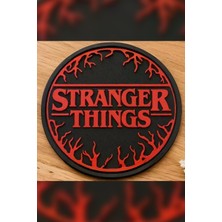 Genç 3D Stranger Things Bardak Altlığı | Dizi Temalı Cup Coaster | Masa Koruyucu Dekor