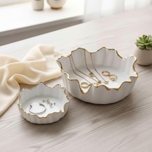 Feyza Design Yaldızlı Taşlı Çok Amaçlı Makyaj ve Takı Kutusu, Şık ve Pratik Organizatör