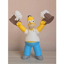 Genç 3D Homer Simpson Figür | The Simpsons Dekoratif Koleksiyon Figürü